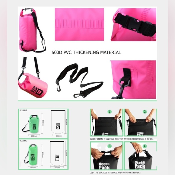 Water proof backpack 5L ($16) and 10L ($30) please ask for size - Picture 6 of 6